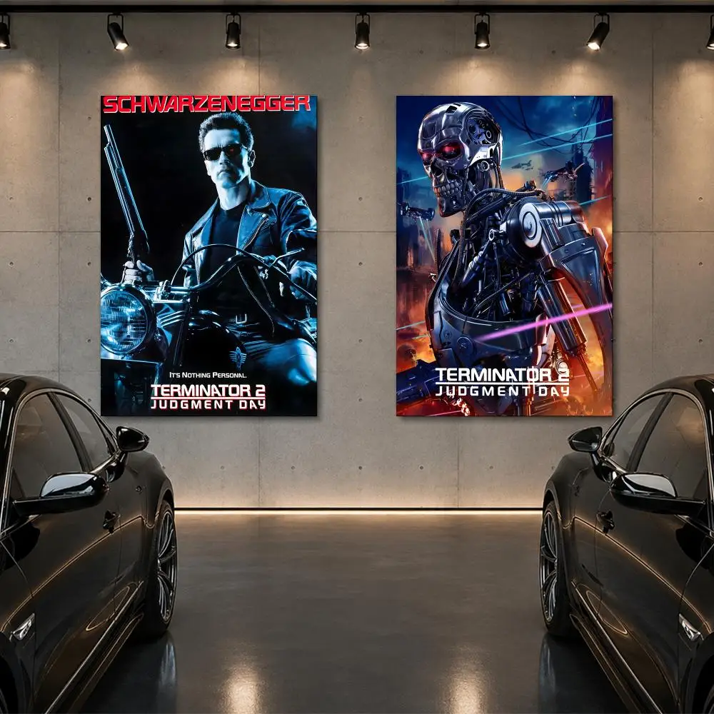 Terminator 2 Judgment Day Poster Room Decor Home Wall Art Printing Waterproof Garage BedRoom Posters Gift