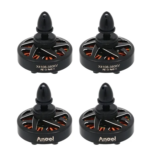 4台のRCモータ4108 X 4108 380 KV 600 KV RCブラシレスモータ多回転子大トルク低騒音モータ、RC FPVドローン部品に適用