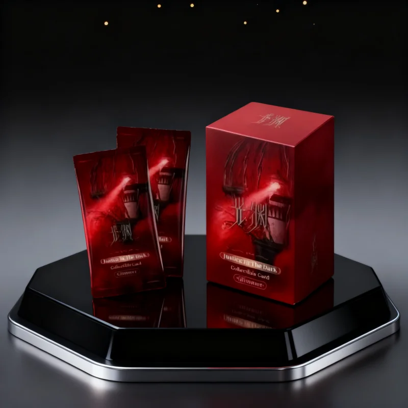 العدالة الأصلية في بطاقة Dim اللامعة سلسلة Duo ملصق فرقة شخصية توقيع بطاقة الصور الفورية المسلسلات التلفزيونية بطاقات قابلة للجمع