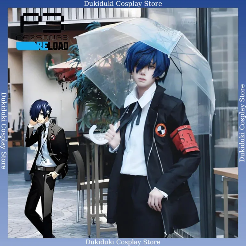 

Makoto Yuki Cosplay Costumes Game P3 School Uniforms Embroidery Suit Pants Shirt Set Holiday Party Anime Carnival Outfit Unisex