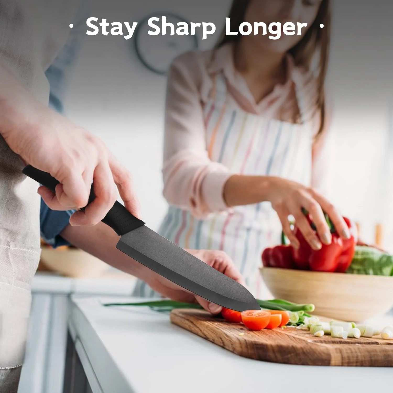 Ceramic Knife Set Kitchen knife Household Cooking knifes Chef Special Sharp Cutting vegetables Meat cleaver - Fruit knife set - view 3