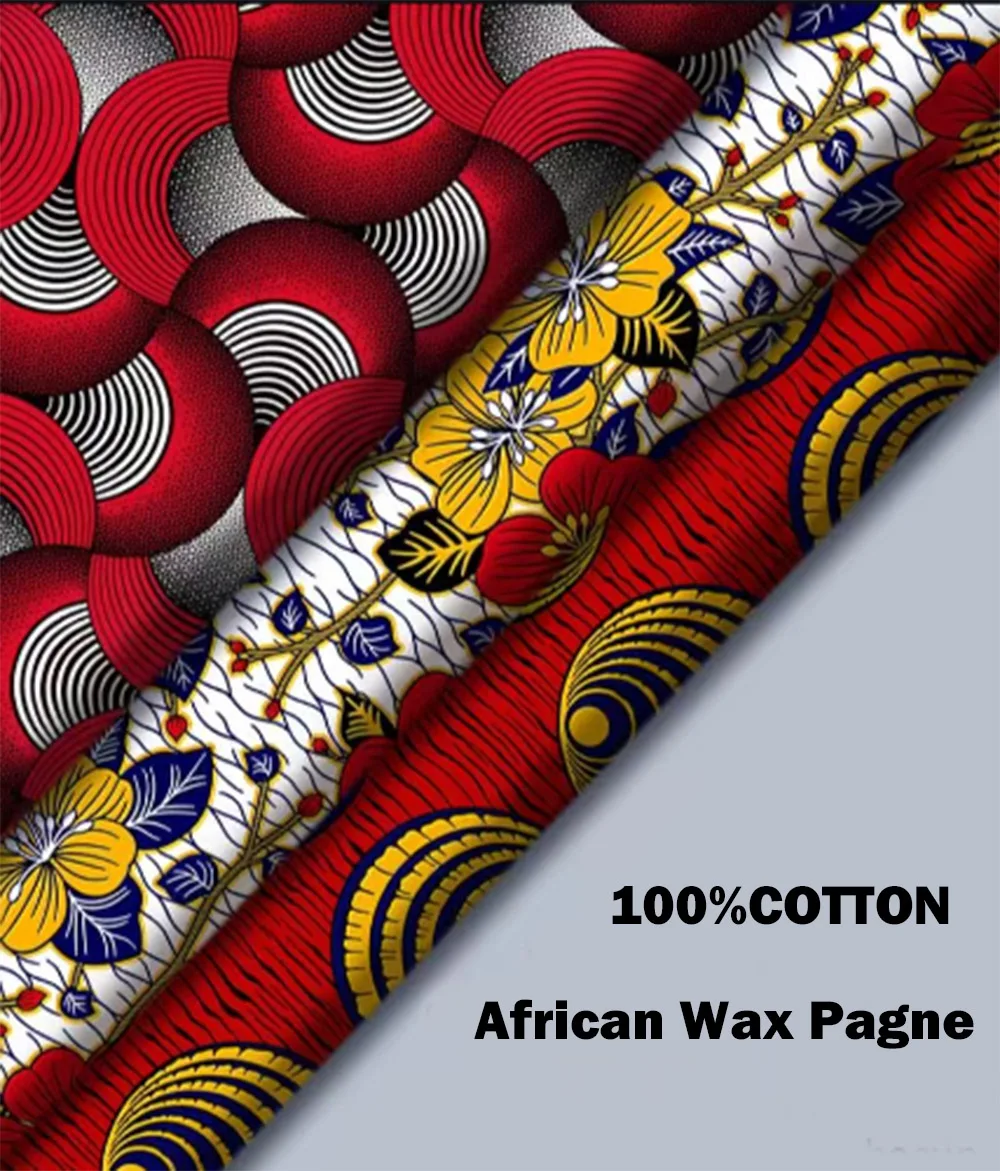 

Новый Анкара, африканский хлопковый материал, восковая ткань с принтами, мягкая настоящая восковая ткань Pagne, высокое качество, батик, воск, 6 ярдов, ткань для шитья, оптовая продажа