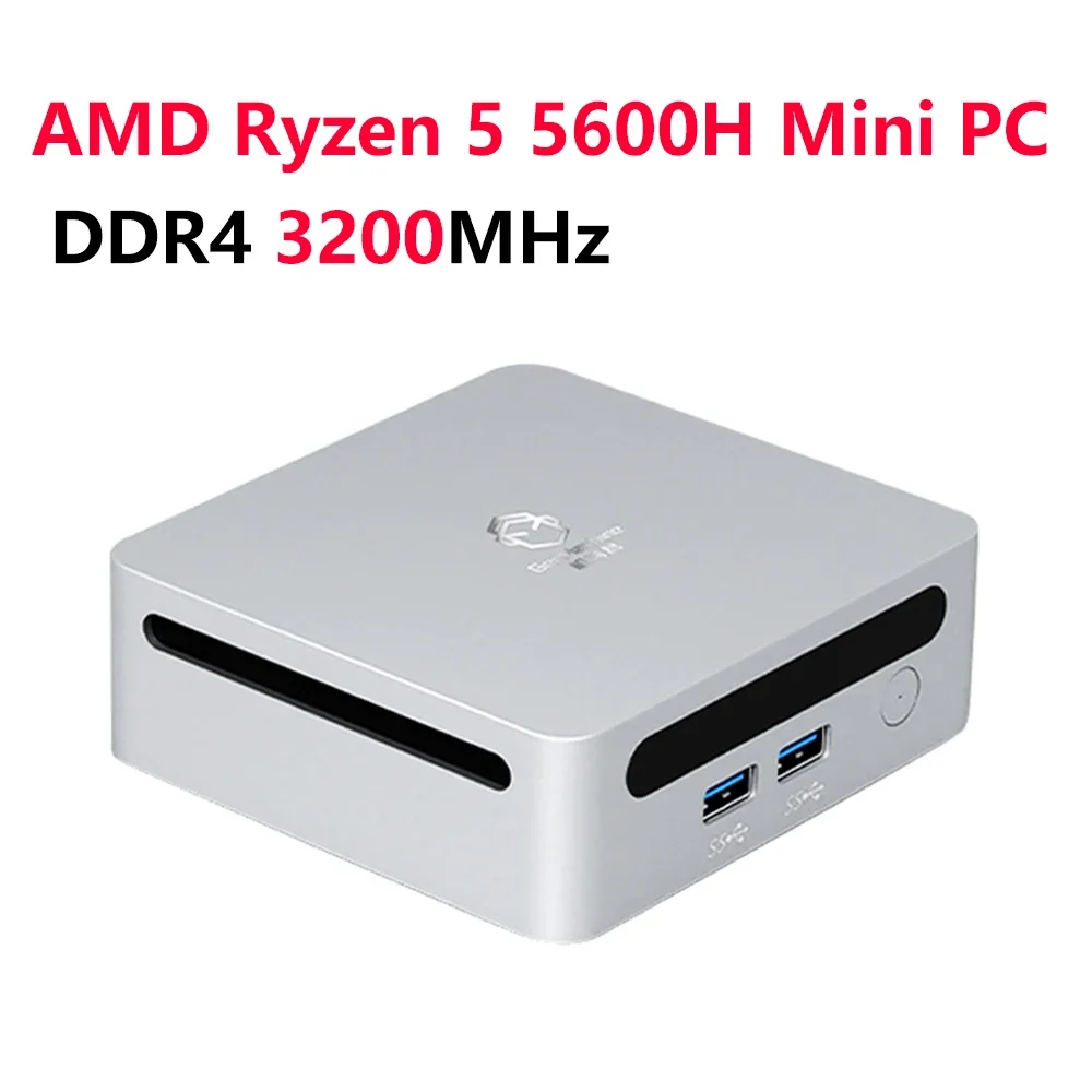 SZBOX AMD Ryzen 5 5600H Windows 11 Mini PC DDR4 3200 МГц 16 ГБ 512 ГБ NVMe SSD 2 * DDR4 слота WIFI6 Настольный игровой компьютер SZBOX AMD Ryzen 5 5600H Windows 11 Mini PC DDR4 3200 МГц 16 ГБ 512 ГБ NVMe SSD 2 * DDR4 слота WIFI6 Настольный игровой компьютер