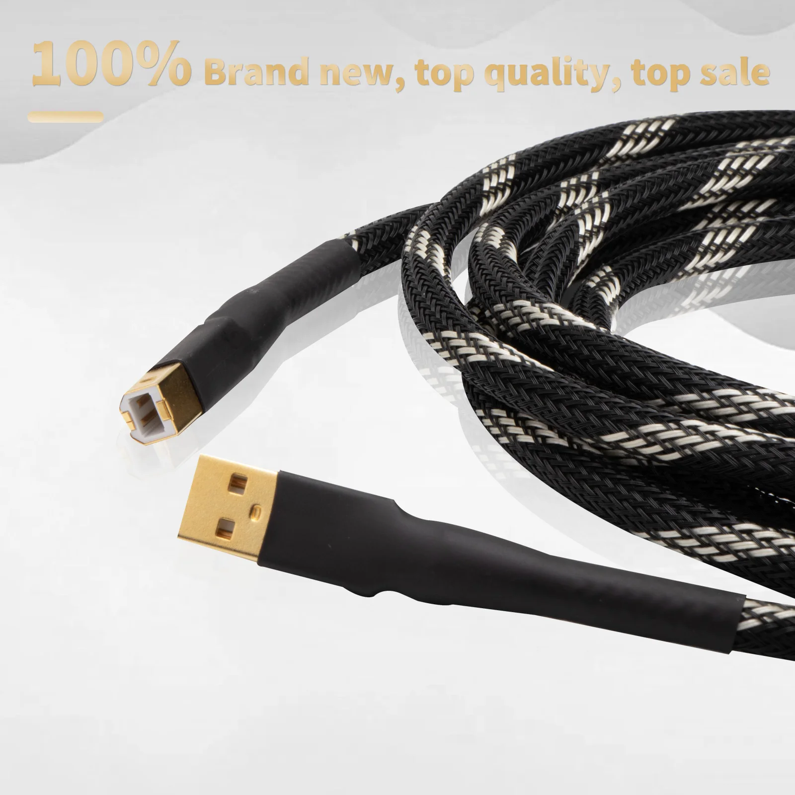 Preffair X401 OFC Koper Hifi Micro USB Kabel USB Type A Naar Micro USB Audio Datakabel Versie 2.0 USB A NAAR B kabel