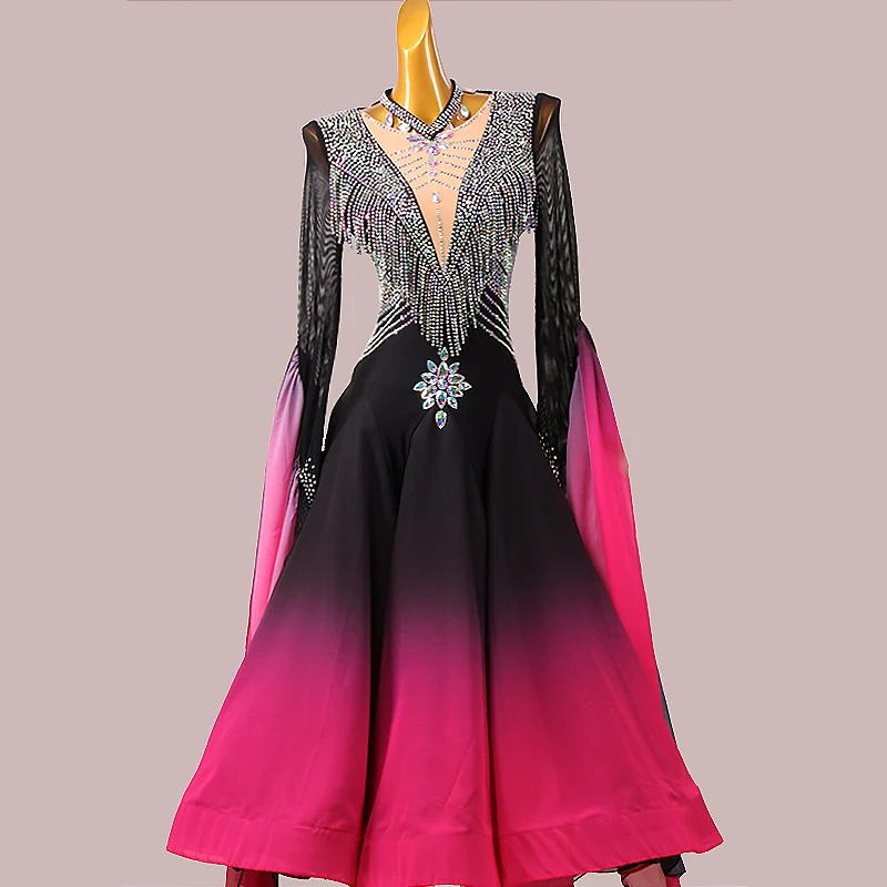 Ballroom Dance Competition Dresses Waltz Ballroom Dress Standard Dance Dresses For Women Modern Performing Dress