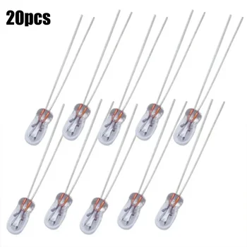 20 pezzi in miniatura 0,07 A 3 mm 12 V \ Mini \ lampada \ luce \ lampadina \ Edison filamento incandescente riso T3 lampadina alogena