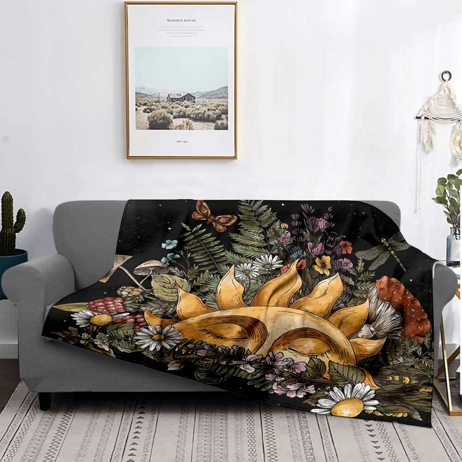 Home decoration plush Sofa blanket Colorful Animal  Bedspread on the bed anime fluffy soft blankets thick blanket for winte