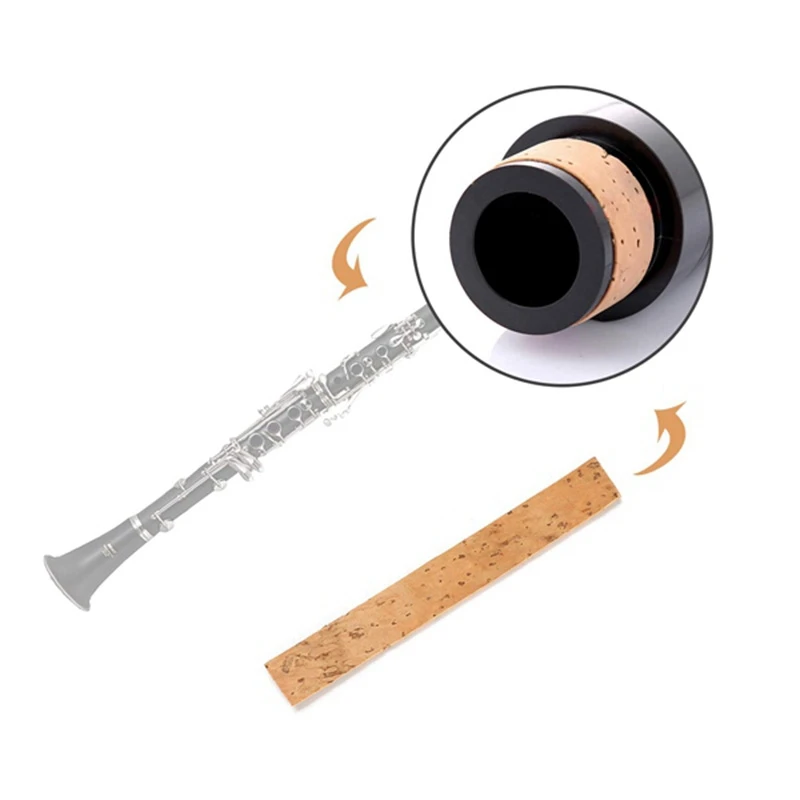 ABXY 27 Pcs Clarinet Instrument Accessory Replacement Kit, Include 10 Neck Connection Cork and 17 Woodwind Instrument Pads