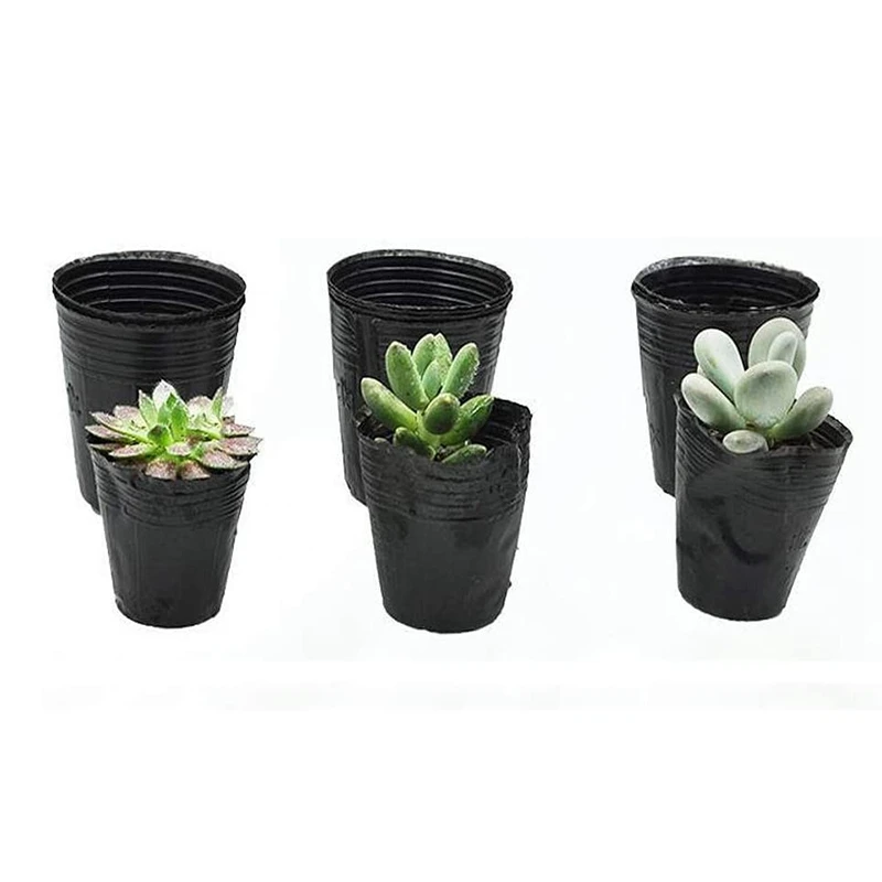 プラスチック製植物用苗床,栽培バッグ,栽培容器,園芸用品,8cm x 8cm,500個