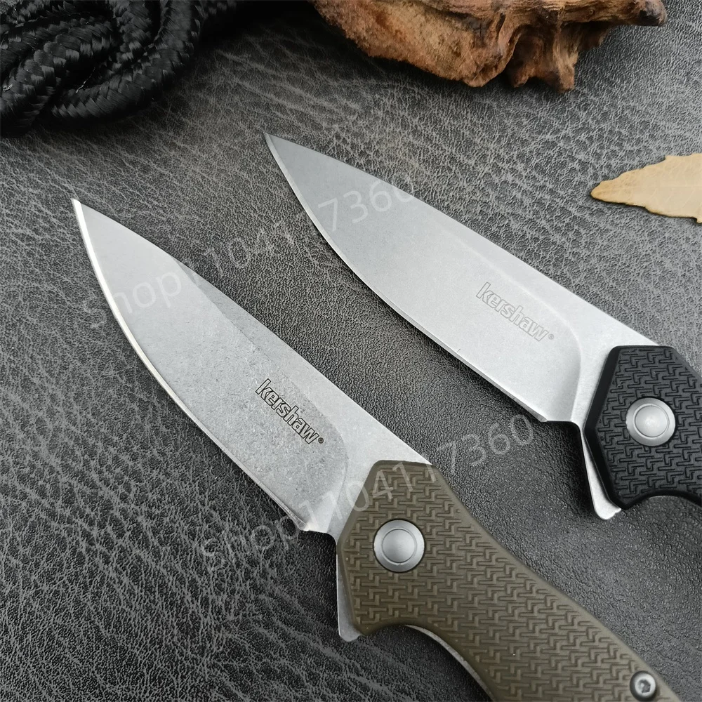 Outdoor Pocket Knife KS 1845 Fodling Knife 8Cr13Mov Blade Nylon Glass Fibre Handle EDC Survival Camping Hiking Hunting Tools