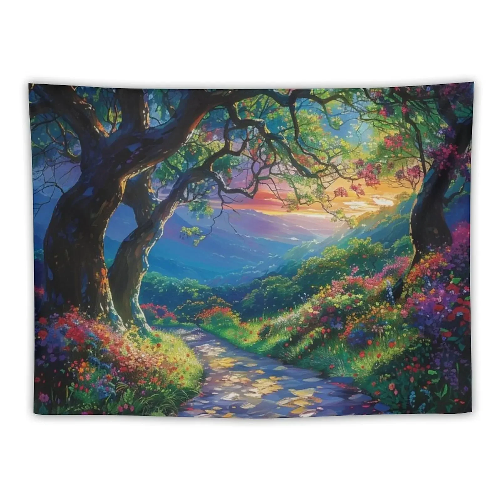 

Spring Trail Tapestry Decoration For Rooms Room Decor Aesthetic Decor For Room Wall Decor Tapestry