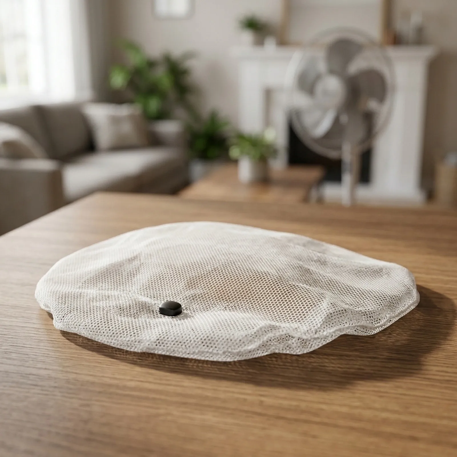 Protective Fan Cover Mesh with Anti-pinch Feature Suitable for Table Fans to Prevent Hand Injuries and Maintain Fan Cleanliness