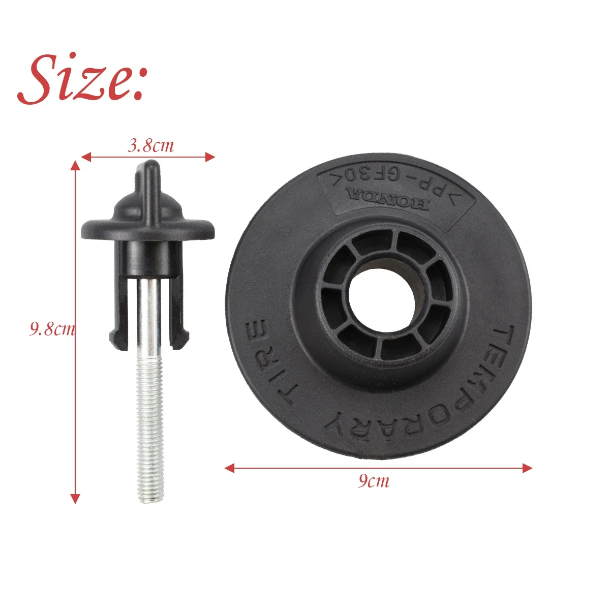 74651-S2X-003 Bolt Adapter Spare Tire Wheel Mounting Screw  for Honda Acura 2003-2021 CIVIC CR-V 2007-2021 74652-SDA-003