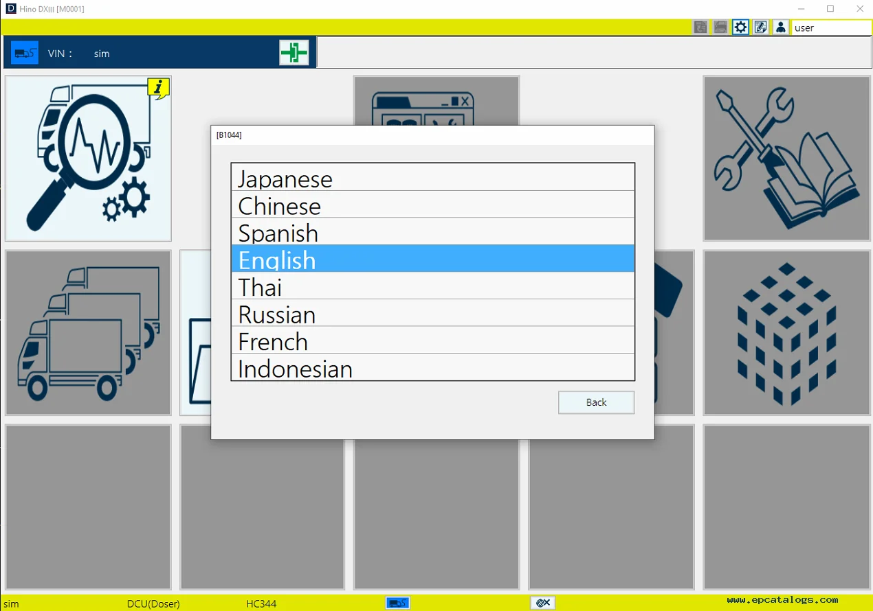 2024.8 Truck Hino Diagnostic DX3 programming software TRUCK EPC