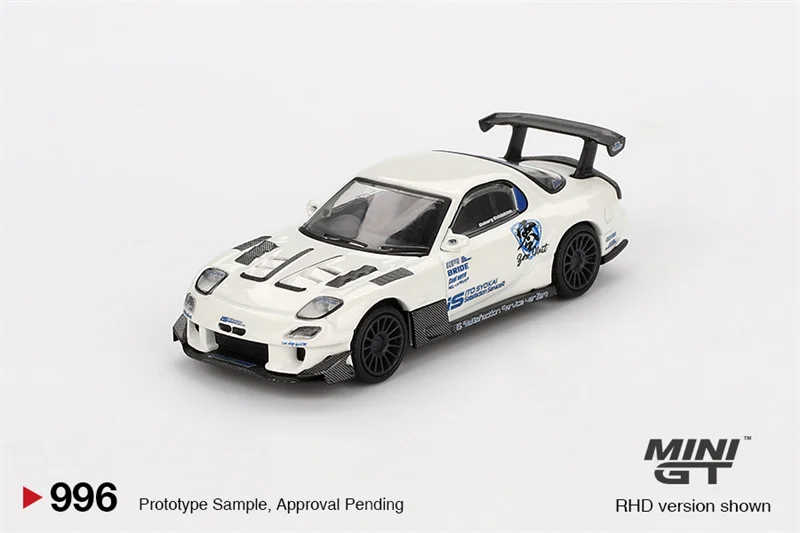 

MINI GT 1:64 RX7 FD3S Itosyoukai Rei-gouki with RE Amemiya white Diecast Collector's Vehicle Model Car
