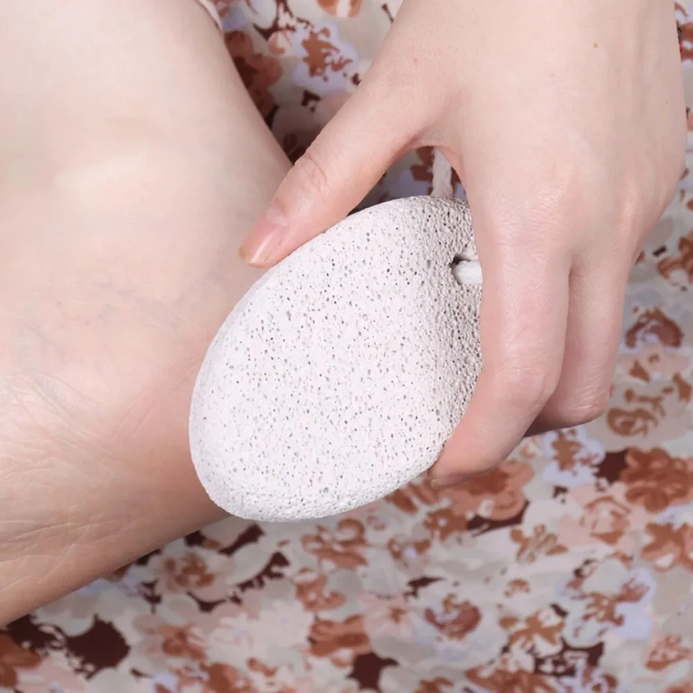 Elliptical Natural Pumice Stone Feet Dead Skin Hard Grinding Foot Stone Exfoliation Tool Accessories Foot Scrubber