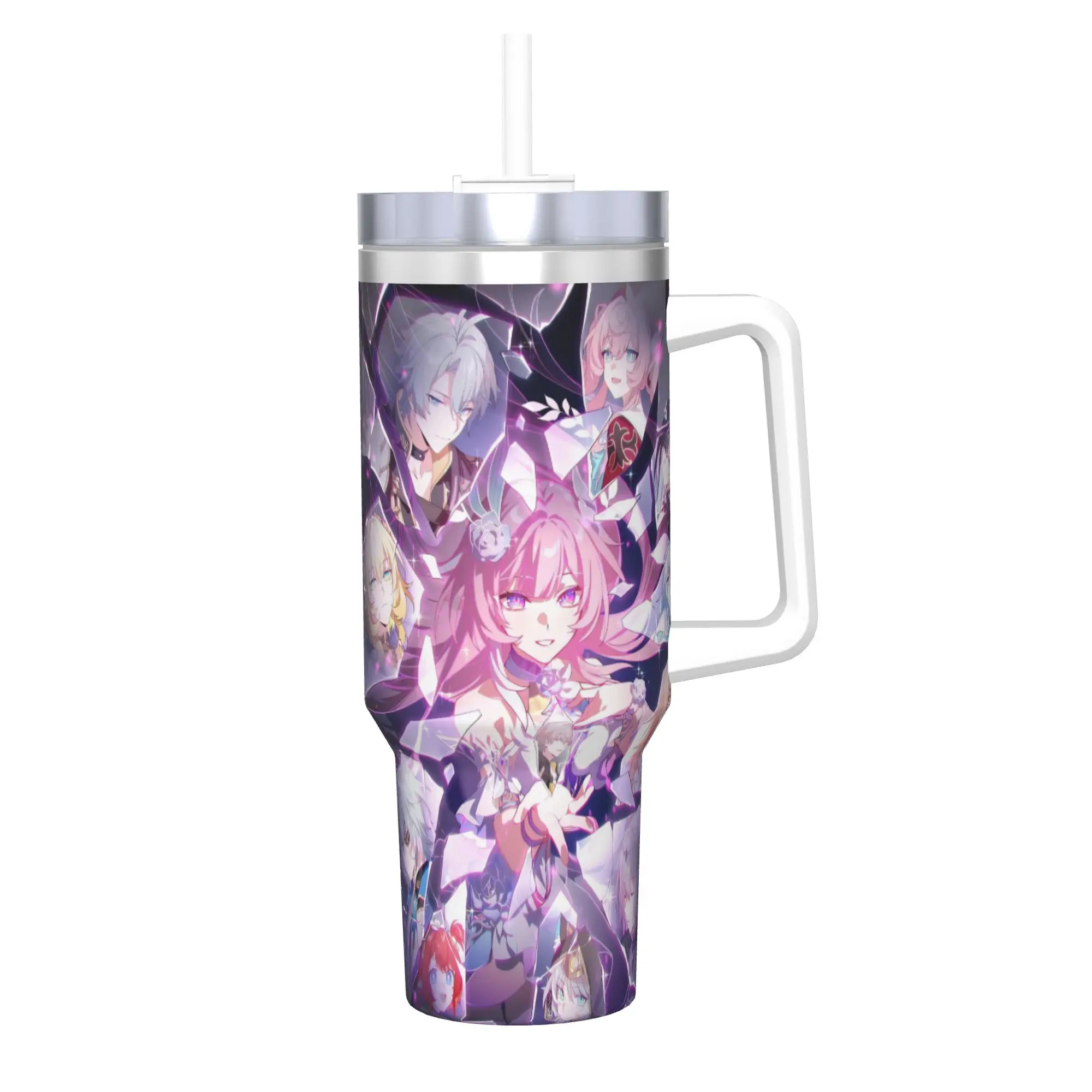 Honkai Star Rail Tumbler 40oz Stainless Steel Double Wall Vacuum Insulated  Mug With Straw