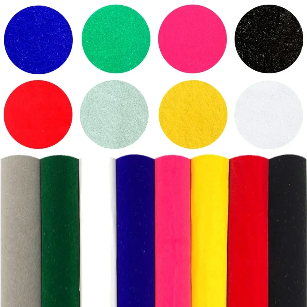 Revestimiento de papel de contacto aterciopelado de terciopelo autoadhesivo para joyería, cajón, pegatina de tela, palo de cáscara, colorido, DIY