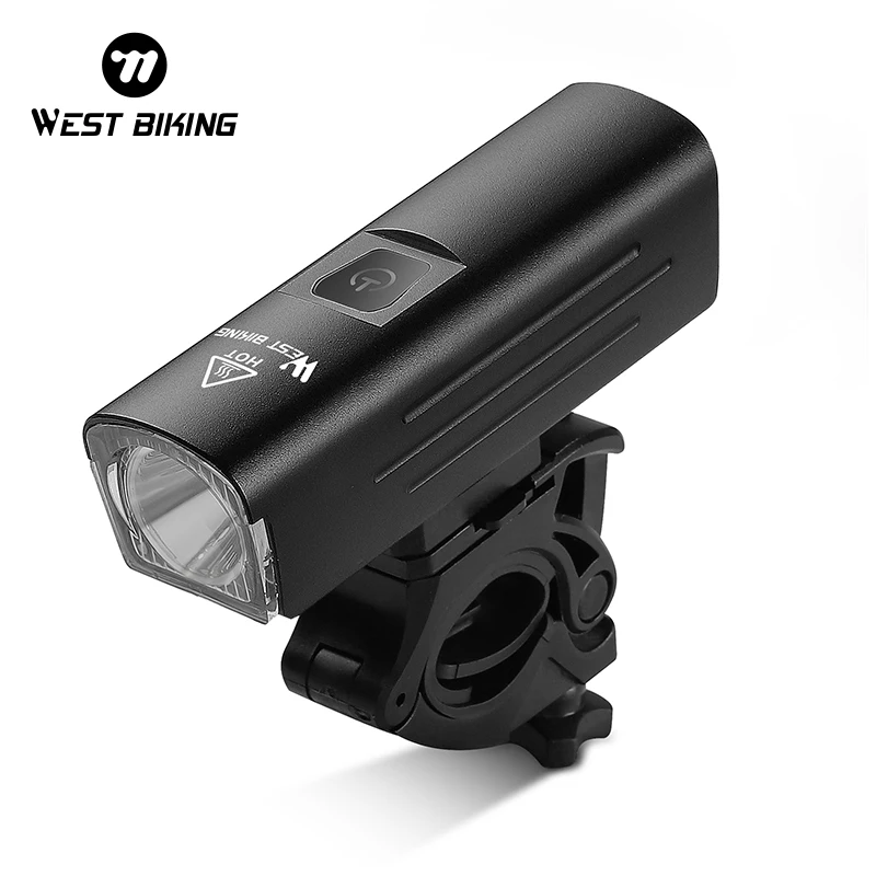 WEST BIKING Bicycle Light LED 4500mAh MTB Waterproof IPX6 Front Light Headlight Cycling Flashlight Bike Light Accessories