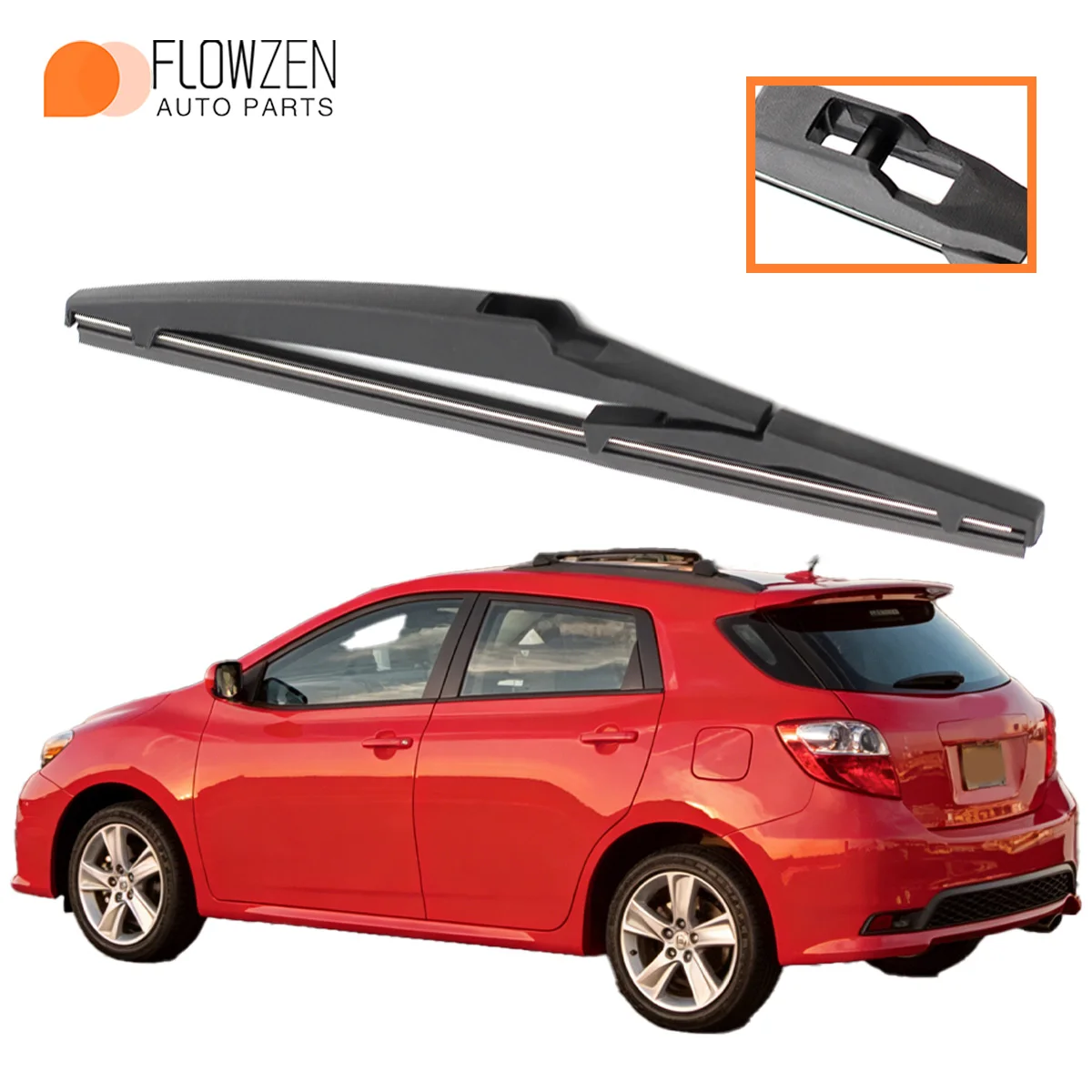 1 Stück Heckwischer Geeignet für Toyota Matrix E140 2009-2014 Autoteile Heckscheibenwischerblätter Scheibenwischer-Zubehör
