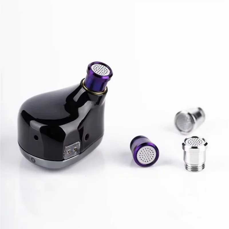 ABUO-Sound Tuning Acoustic Nozzles M5x0.5 Thread Interchangeable Earphone Tubes For Nx8 Iems In Titanium Alloy/Stainless Steel