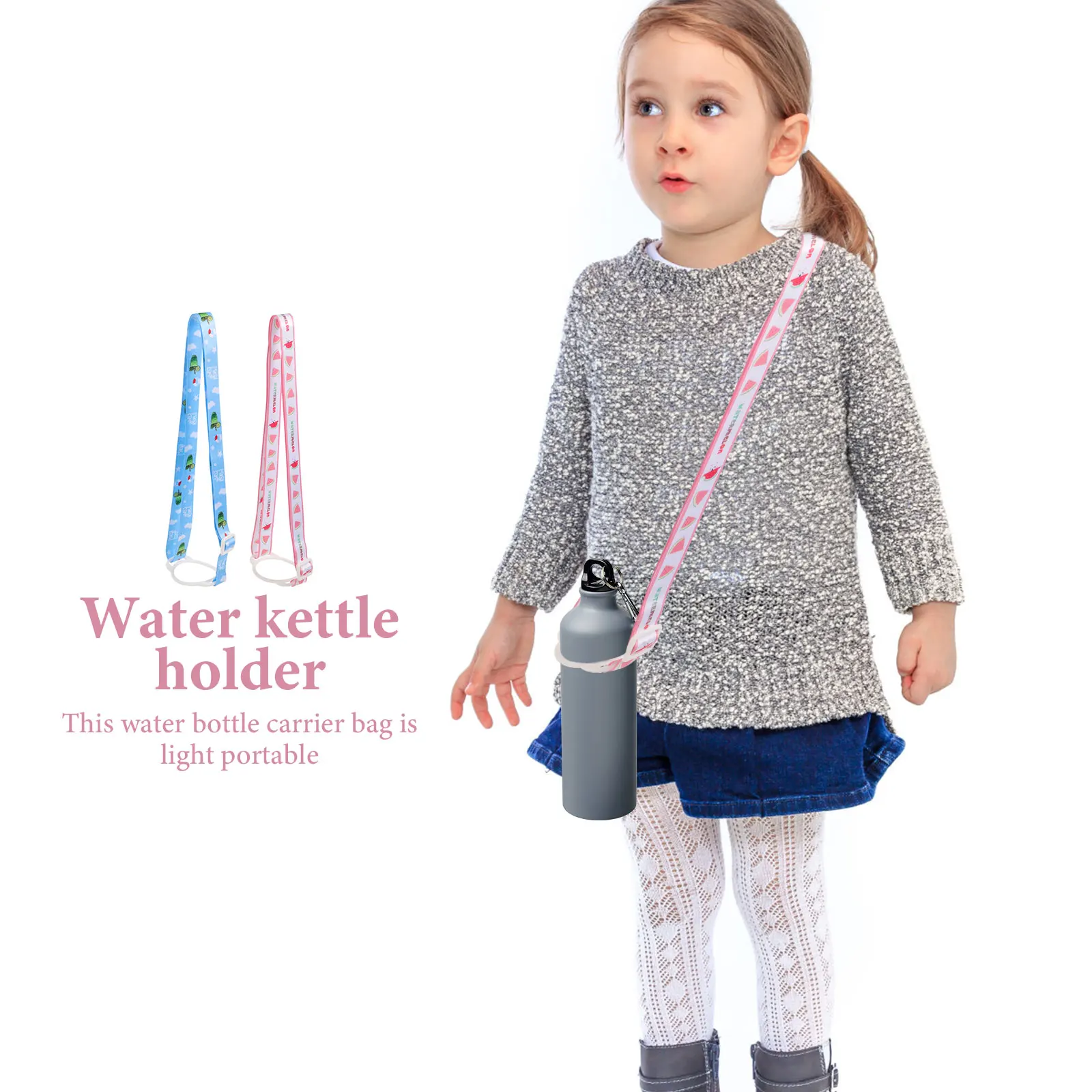 

2Pcs Exquisite Water Bottle Carrying Strap For Kids Great For Keeping Bottles Secure While Traveling