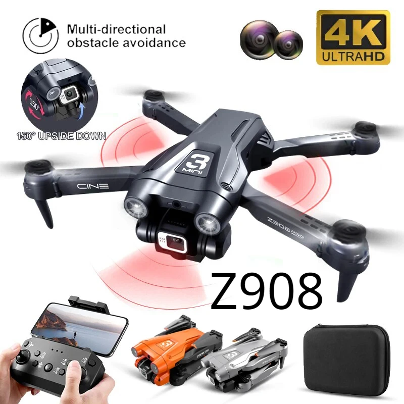 

2024 Z908 Pro / MAX Mini Drone 4k Professional Camera 2.4G WIFI Obstacle Avoidance Helicopter Remote Control Quadcopter RC Toys