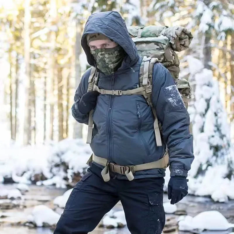 

Autumn Winter L7 Special Forces Plus Cotton Army Jacket Outdoor Mountaineering Skiing Warm Coat Hunting Camo Cold Stormsuit