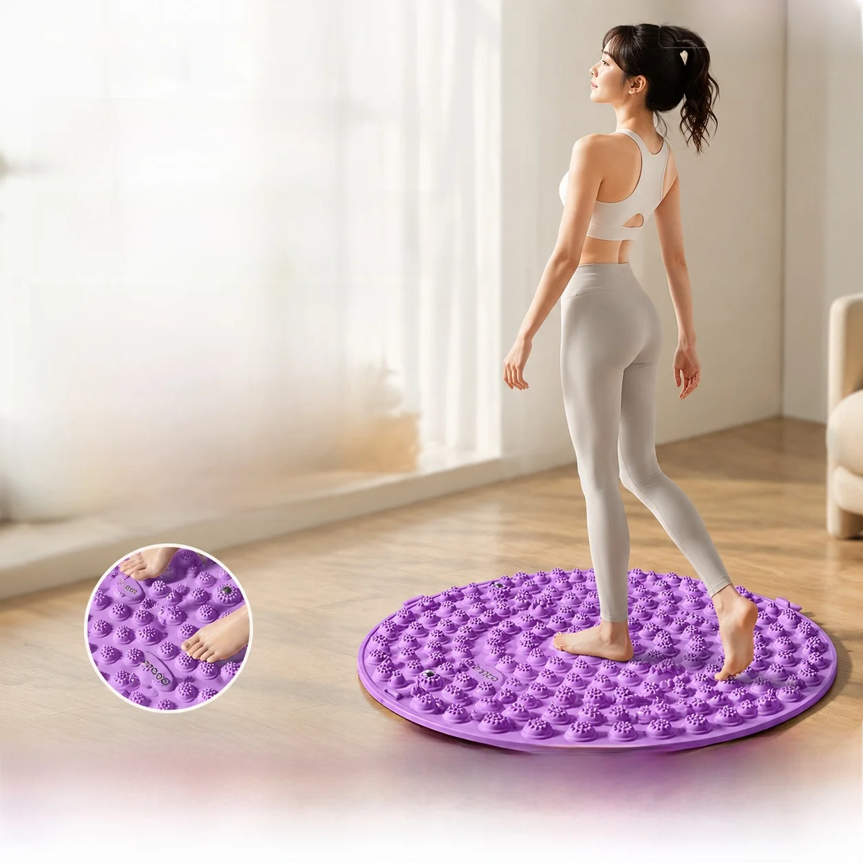 liquid-silicone-finger-pressure-board-ultra-slow-running-special-foot-step-bottom-massage-pad-weight-loss-toe-pressure