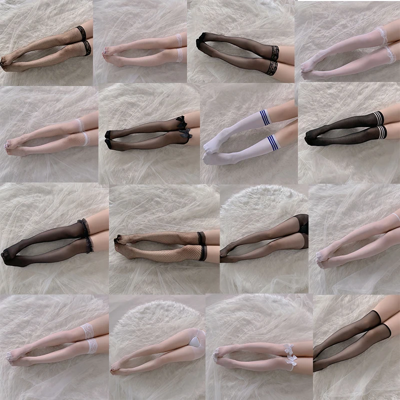 Длинные чулки, кружевные высокие носки, Рваные вручную, сексуальные и соблазнительные прозрачные гольфы, нижнее белье, длинные носки, женские трусики