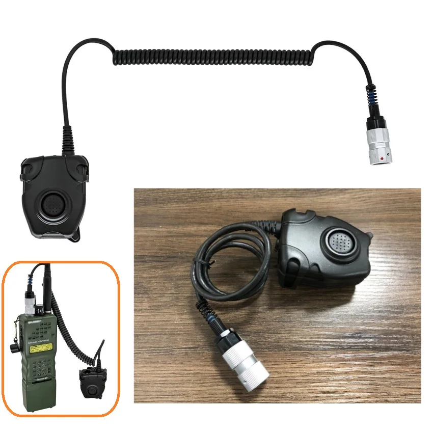 

Тактический U94 6-контактный адаптер для наушников PTT для AN/PRC152 PRC148, чехол-пустышка, совместимый с тактической гарнитурой COMTAC SORDIN