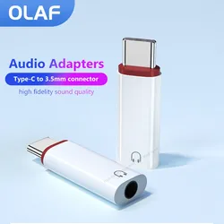 Olaf Type C To 3.5mm Jack Adapter Earphone Audio Adapter For Samsung Xiaomi Huawei Smartphone Converter Headphone Aux Adaptor