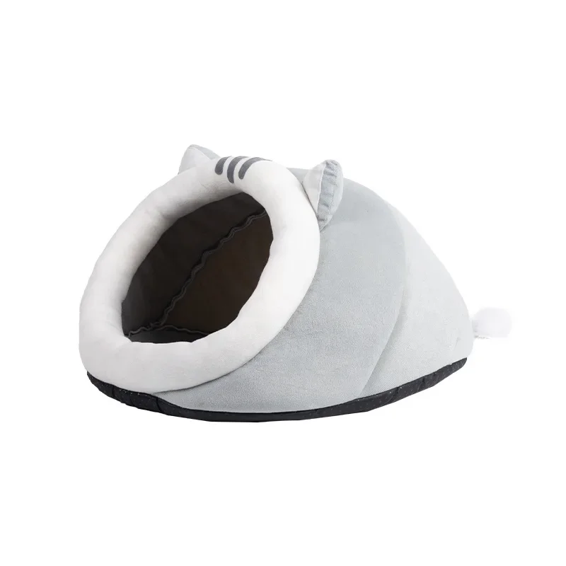 

Slippers Cat Ears Four Season Universal Cat House Semi Enclosed Dog House Small Dog Pet Cat House Wholesale