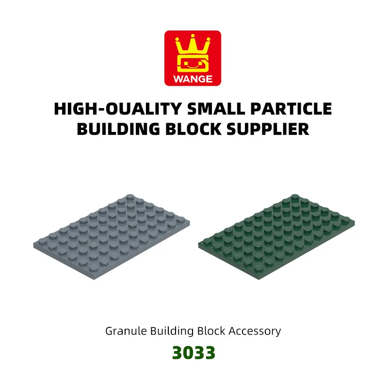 

Wange 3033 100g/12PCS 6x10 Base Block Moc Loose Parts Compatible with Bricks DIY Children's Gift Assembly Toy Gift Storage Box