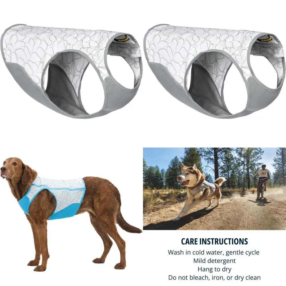 

Swamp Cooler Dog Vest for Hot Weather, Active Cooling, Graphite Gray, Medium Size