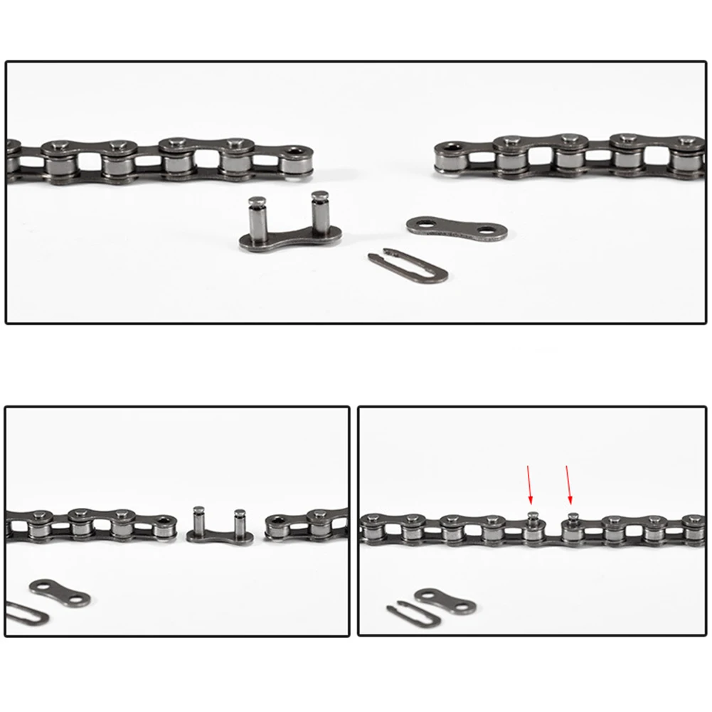 Bicycle Speed Chain Bike Chain 98/114 LinkChain Bicycle Single Speed Bicycle Speed Chain High-carbon Steel Single Speed Chain