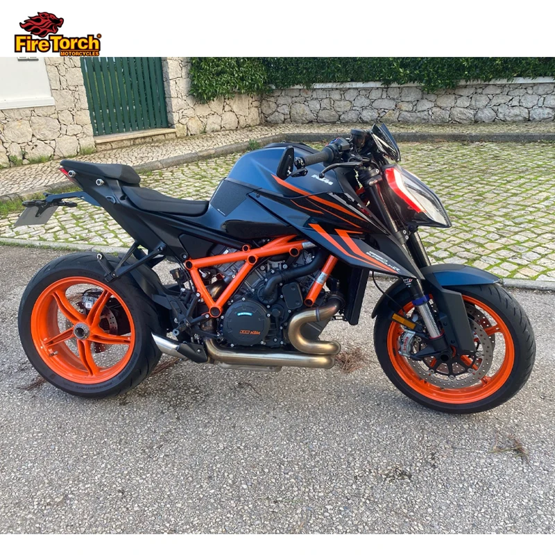 Выхлопной глушитель для мотоцикла Ktm 1290 Superduke R 2014 2015 2016 2017-2020, среднее соединение, трубка для выхлопных газов мотоцикла