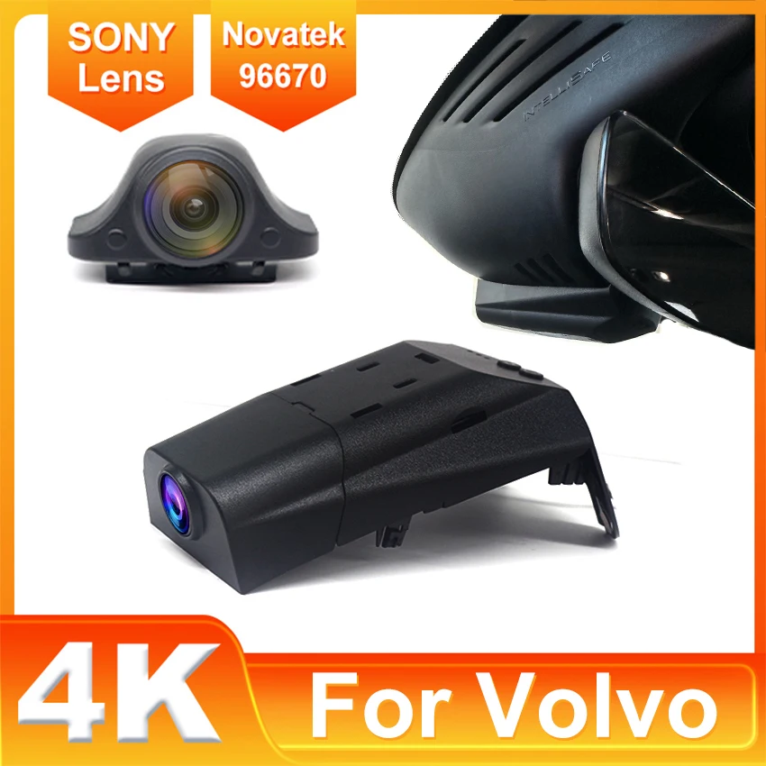 Cámara para Auto Delantera y Trasera Plug and Play para Volvo XC40 2018-2023, Grabadora de Video para Auto, Dashcam WIFI, Dispositivos de Grabación DVR para Auto