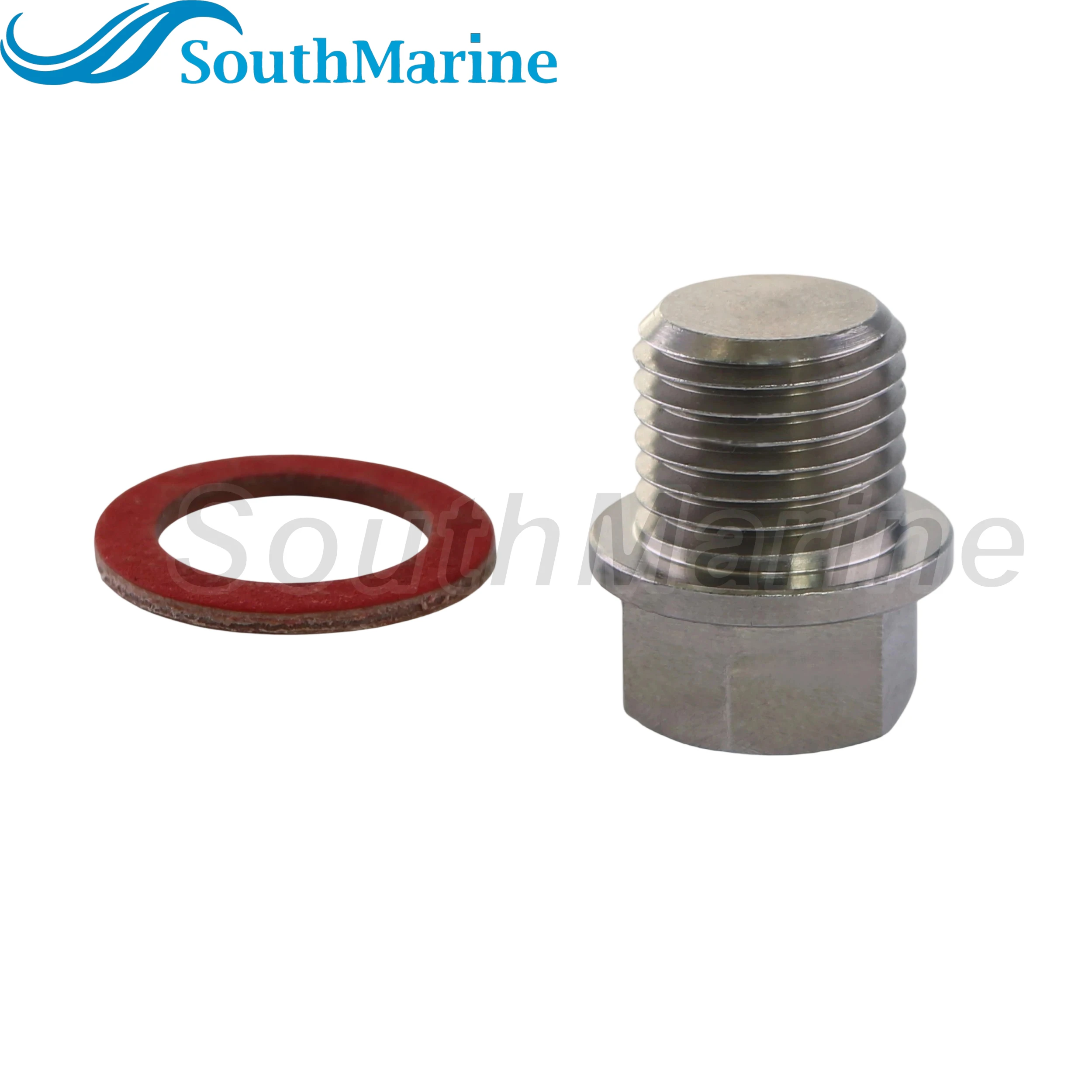 Boat Engine 90340-14M06 14M00 18-2456 Oil Drain Screw Plug for Yamaha 75HP-300HP, 825953 479452 for Mercury Marine