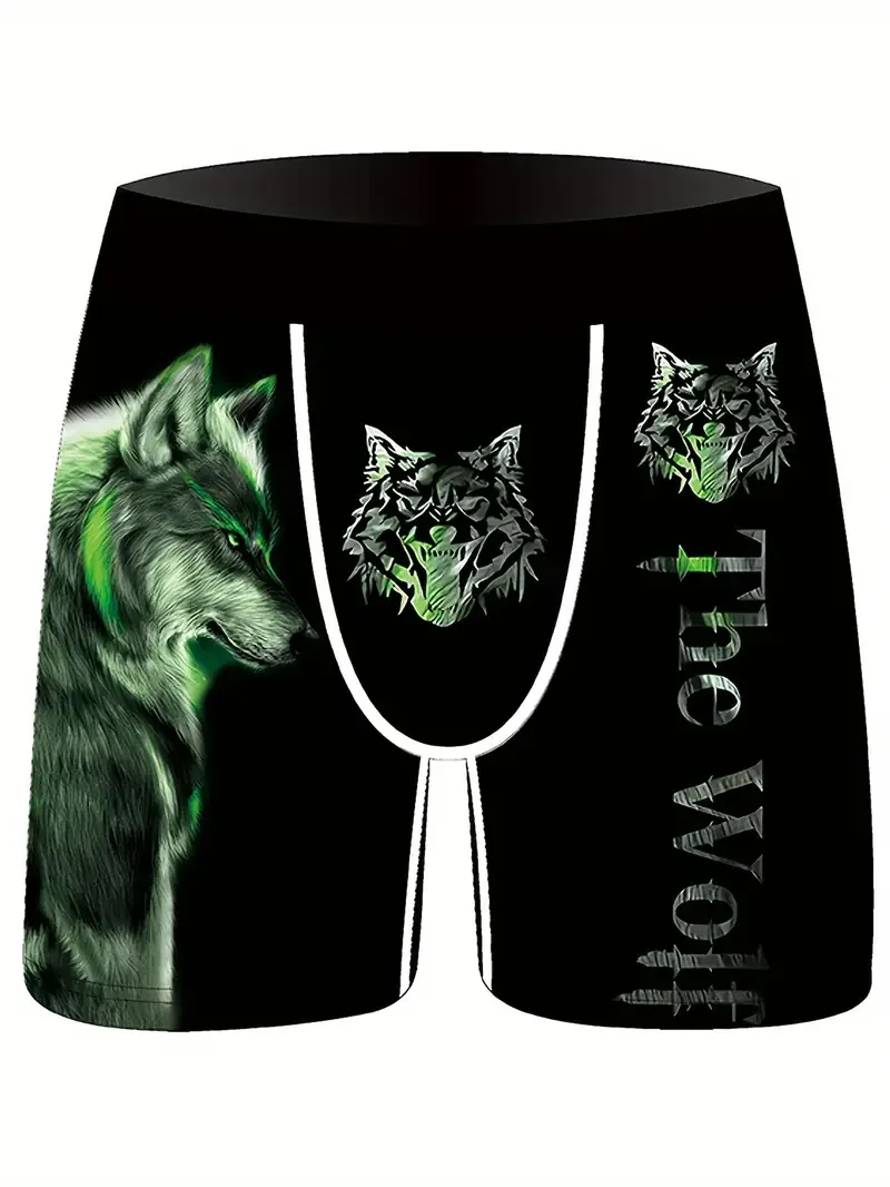 Random 3Pcs Fashion Print Men's Boxer Shorts Ice Silk Underwear Underpants Cool Breathable Loose Fit Panties Wholesale Lots