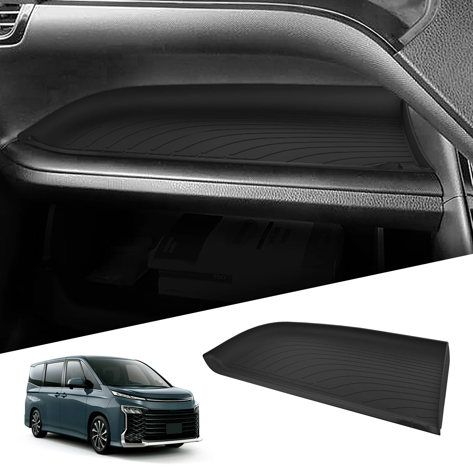 

RHD для Toyota Voxy/Noah 80Series 2014-2021, автомобильный противоскользящий амортизирующий лоток для хранения, органайзер, аксессуары