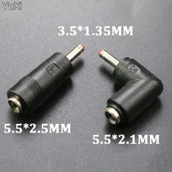 2-5Pcs 5.5 x 2.1/2.5 mm Male/Female to 3.5 x 1.35 mm Male/Female DC Power Connector Adapter Laptop 5.5*2.1/2.5 to 3.5*1.35mm