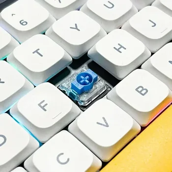 Gateron KS-33 Düşük Profilli 2.0 Anahtar 3 Pin Mavi Kırmızı Kahverengi RGB Özelleştirilebilir DIY Çalışırken Değiştirilebilir Mekanik Klavye Air60 Air75 K1 K3 K7 10 best sales Mavi anahtarlı klavye - №4
