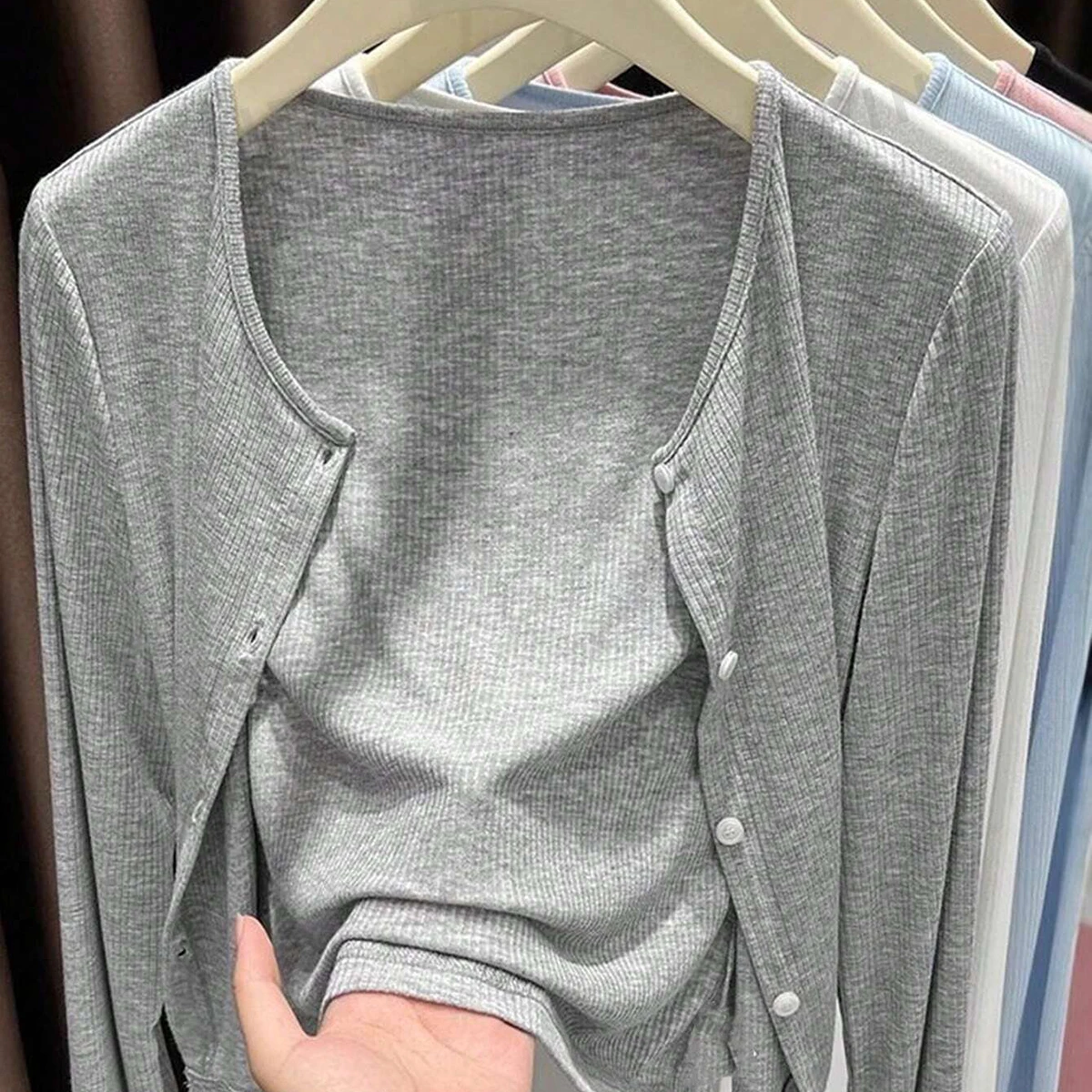 Thumbnail 4 - #38 Latest Long Knit Cardigans Offers