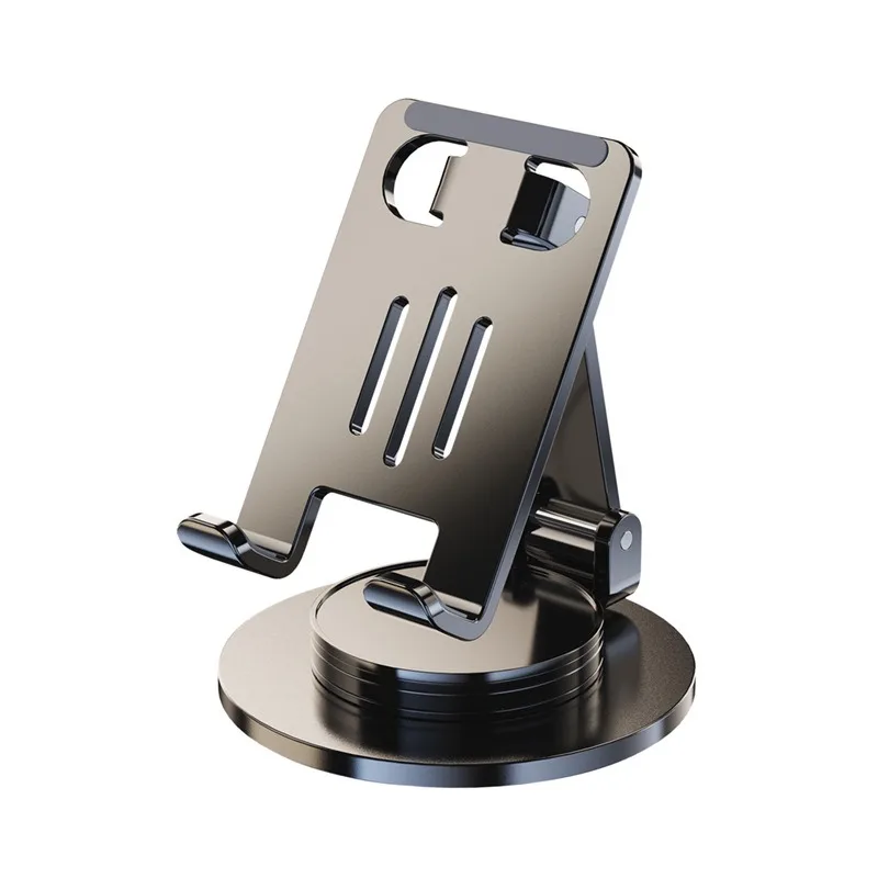 Adjustable Phone Stand for Desk-360 Rotating Foldable Cell Phone Holder Desktop Portable Cellphone Stand,Office Desk Accessories