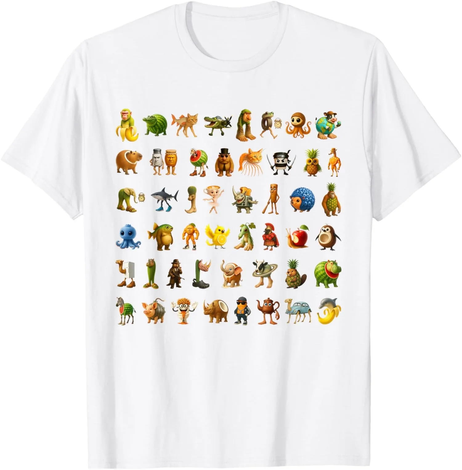 

Итальянская футболка унисекс Brainrot Gen-Z Meme Funny Brain Rot