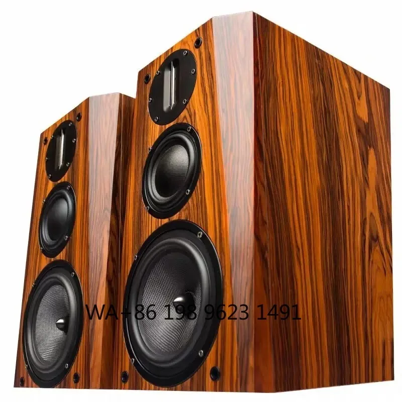 

Three-Way 8 Inch Passive Bookshelf Speaker Fever Grade HiFi Home Living Room