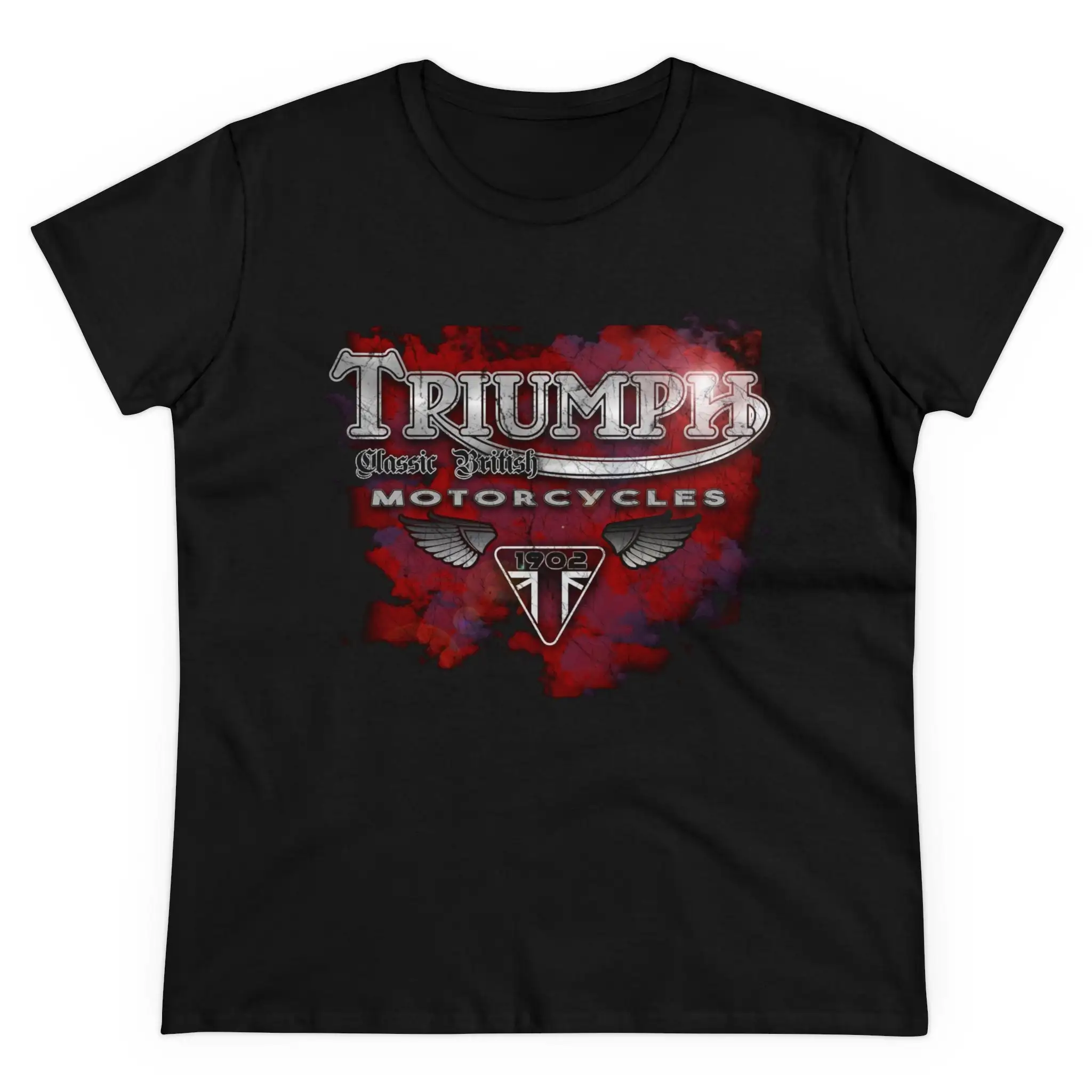 

Classic Motorcycle Women'S Midweight Cotton T Shirt