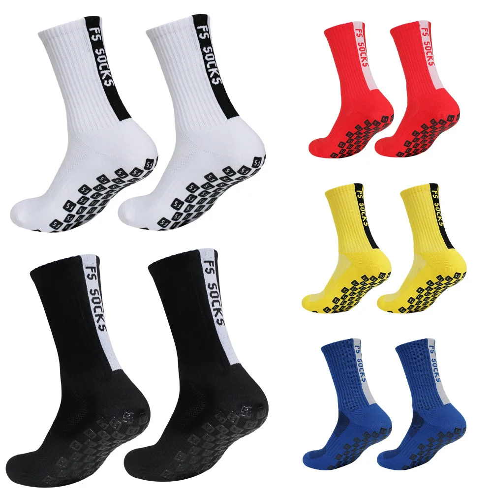 

New Football Socks Mens Womens Sports Socks Non-slip Silicone Bottom Soccer Socks Rugby Tennis Volleyball Badminton Soccer Socks