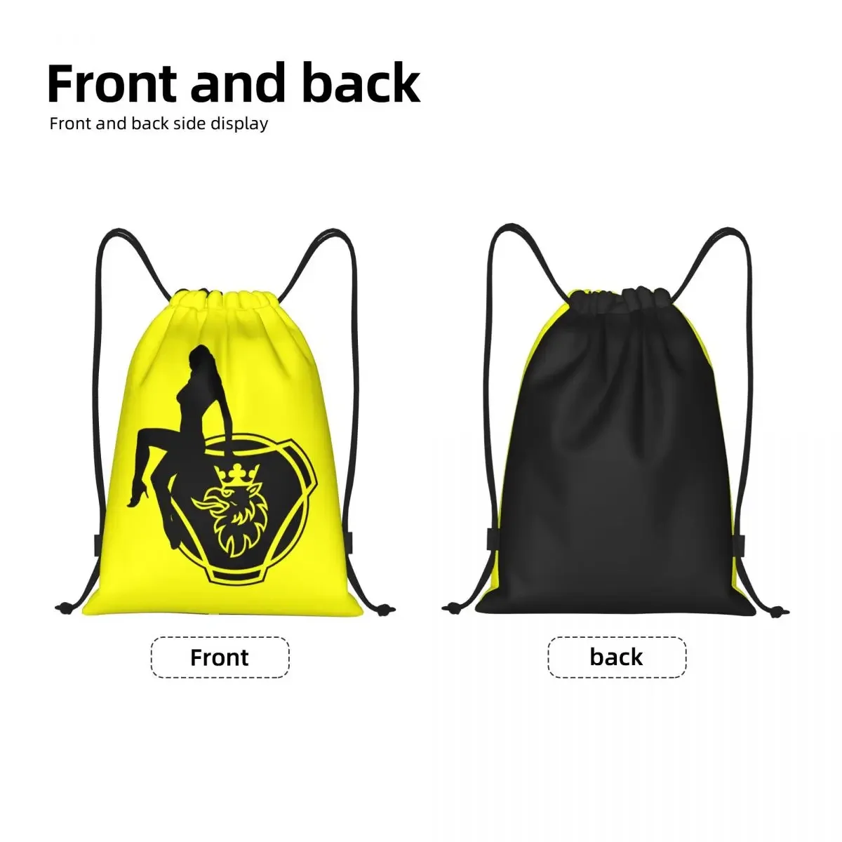 Custom Sweden Saabs Scanias awstring Bags For Training Yoga Backpacks Men Women Automobile Car Sports Gym Sackpack